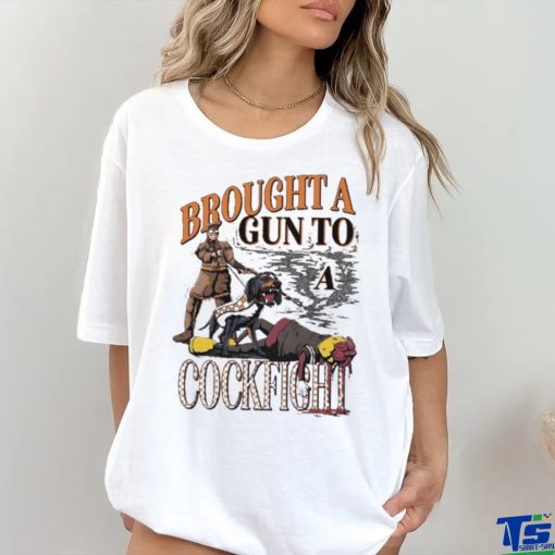 Brought A Gun To A Cockfight Tennessee Beat South Carolina Shirt
