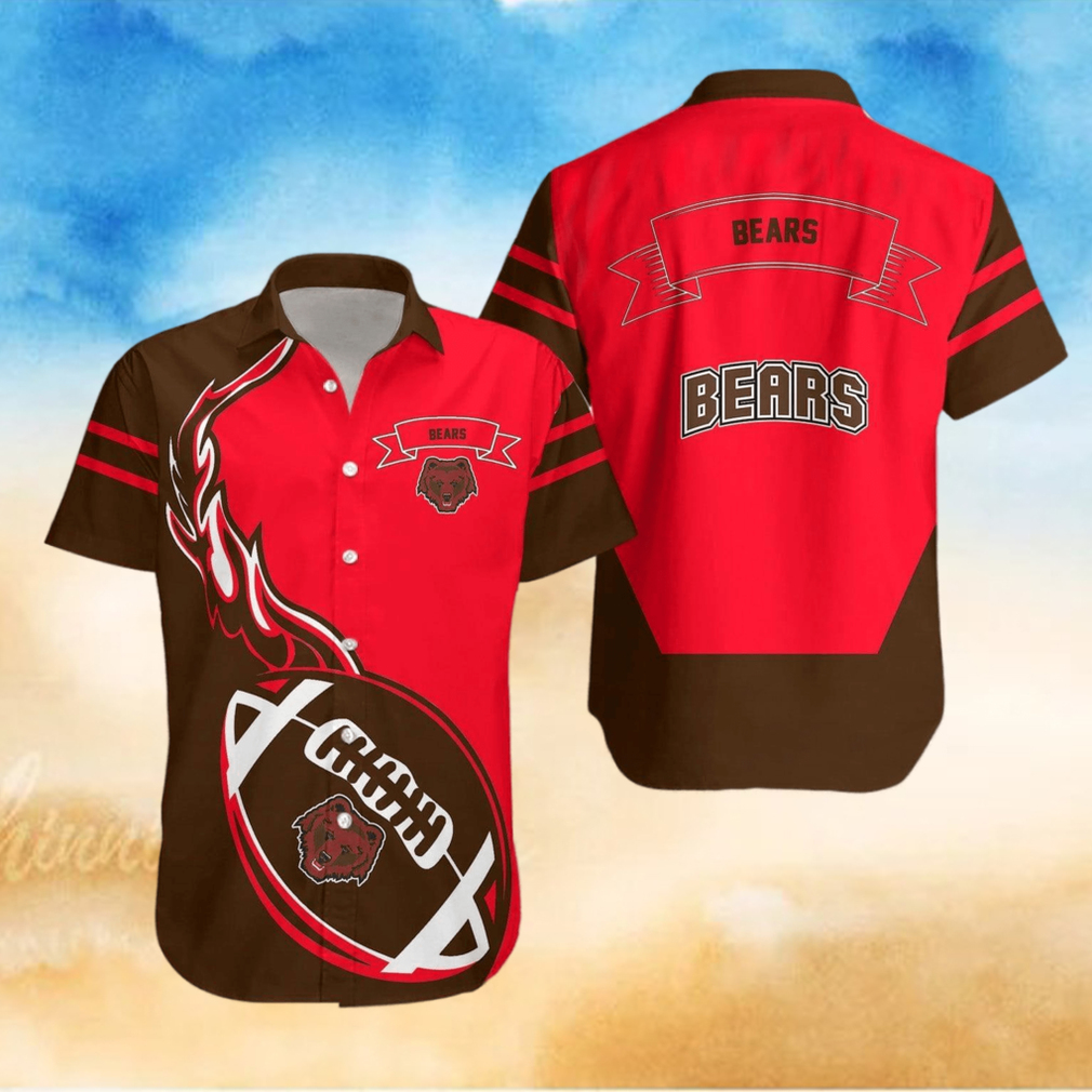 Brown Bears 3D Hawaiian Shirt Flame Ball NCAA Men And Women Gift For Fans Brown Bears 3D Hawaiian Shirt Flame Ball NCAA Men And Women Gift For Fans