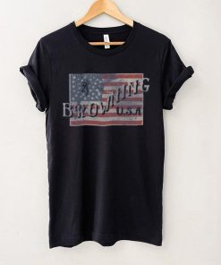 Browning Scroll BackMark Flag T Shirt