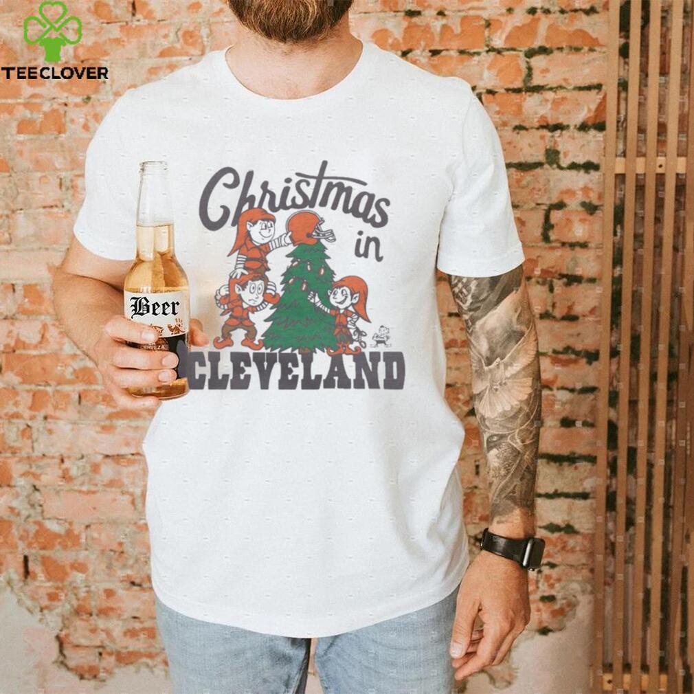 Browns Christmas In Cleveland Crewneck Shirt Browns Christmas In Cleveland Crewneck Shirt