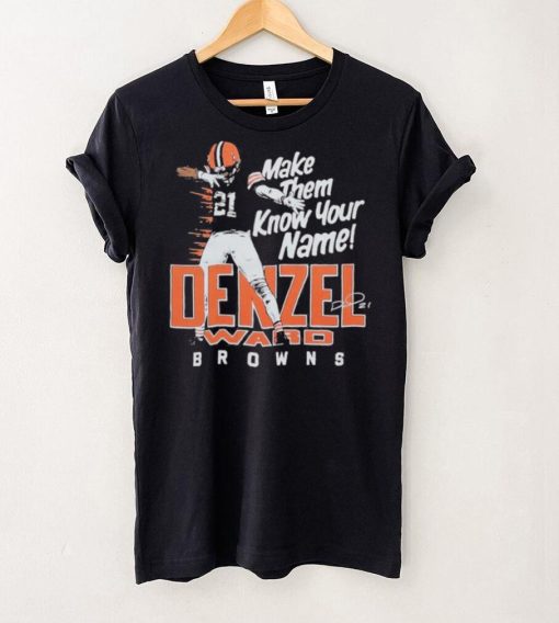 Browns Denzel Ward Signature Shirt