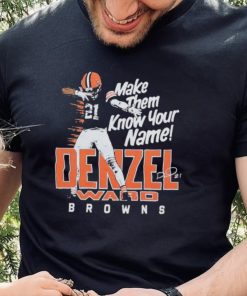 Browns Denzel Ward Signature Shirt