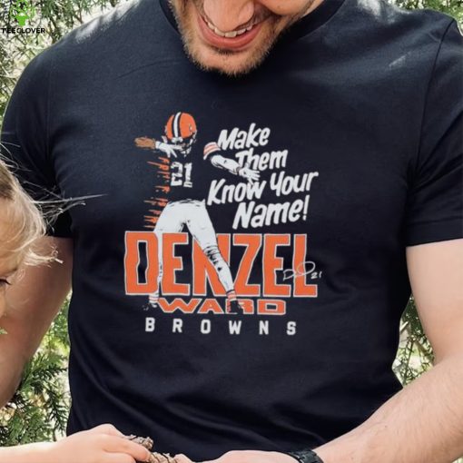 Browns Denzel Ward Signature Shirt