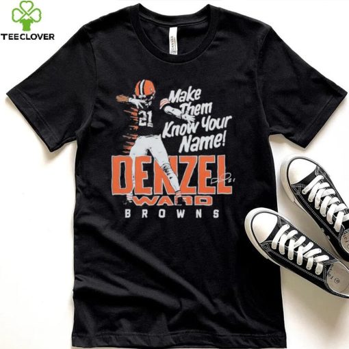 Browns Denzel Ward Signature Shirt