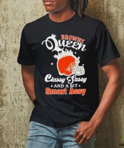 Browns Queen Classy Sassy And A Bit Smart Assy Helmet T Shirt
