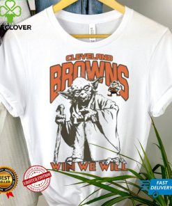 Browns Star Wars Yoda Win We Will Shirt