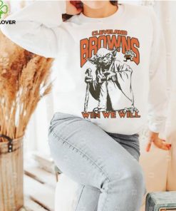 Browns Star Wars Yoda Win We Will Shirt