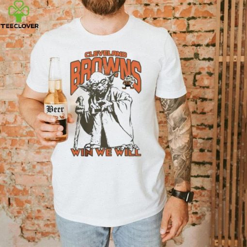 Browns Star Wars Yoda Win We Will Shirt