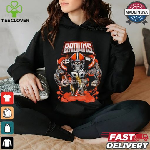 Browns football mascot shirt