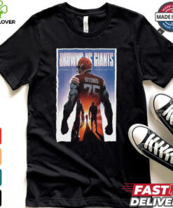 Browns vs. Giants Game Day 2024 Poster Shirt
