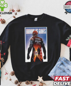 Browns vs. Giants Game Day 2024 Poster Shirt