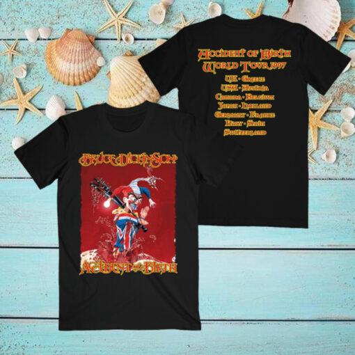 Bruce Dickinson Accident Of Birth Tee shirts
