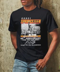 Bruce Springsteen 2024 World Tour 60th Anniversary 1964 2024 Thank You For The Memories T Shirt
