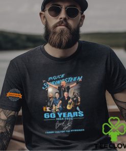 Bruce Springsteen 60 Years 1964 2024 Thank You For The Memories Signature Shirt