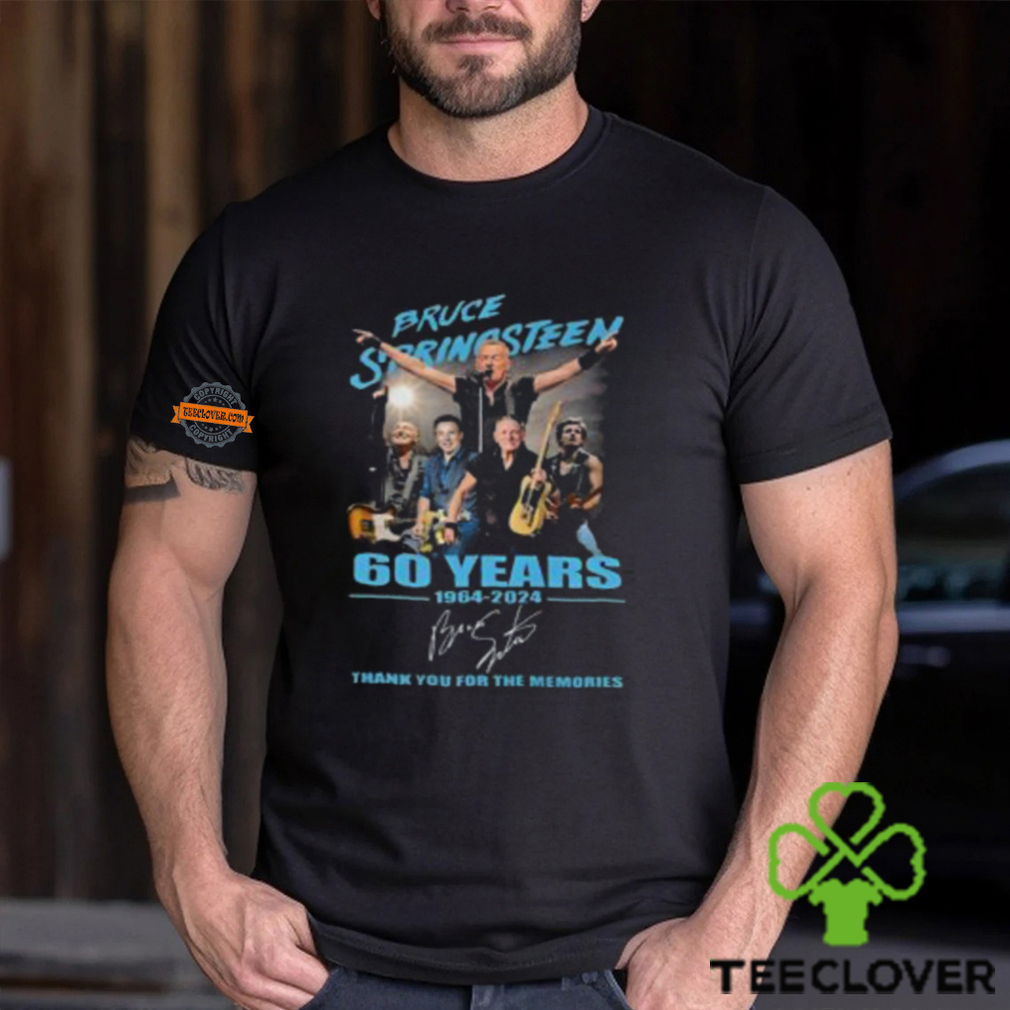 Bruce Springsteen 60 Years 1964 2024 Thank You For The Memories Signature Shirt Bruce Springsteen 60 Years 1964 2024 Thank You For The Memories Signature Shirt