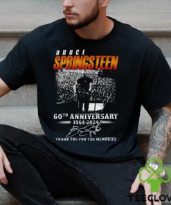 Bruce Springsteen 60th Anniversary 1964 – 2024 Thank You For The Memories T Shirt