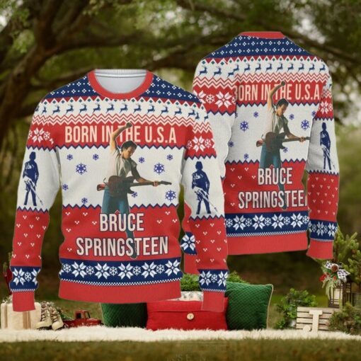 Bruce Springsteen Christmas Ugly Sweater
