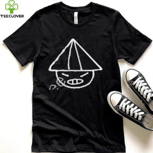 Bruce Wang Merch Hand Drawn Black Shirt