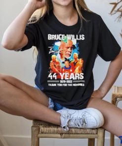 Bruce Willis 44 years 1978 – 2022 thank you for the memories shirt