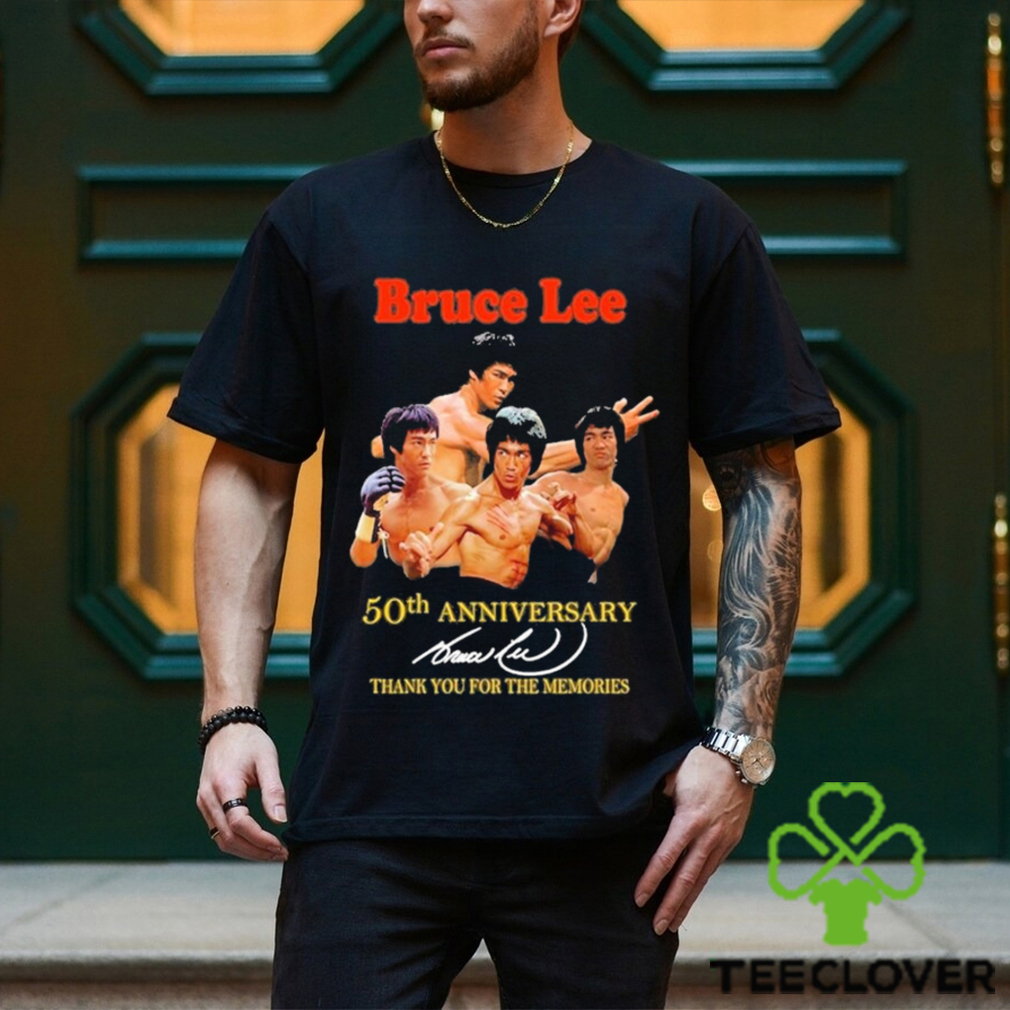 Bruce lee 50th anniversary thank you for the memories shirt Bruce lee 50th anniversary thank you for the memories shirt