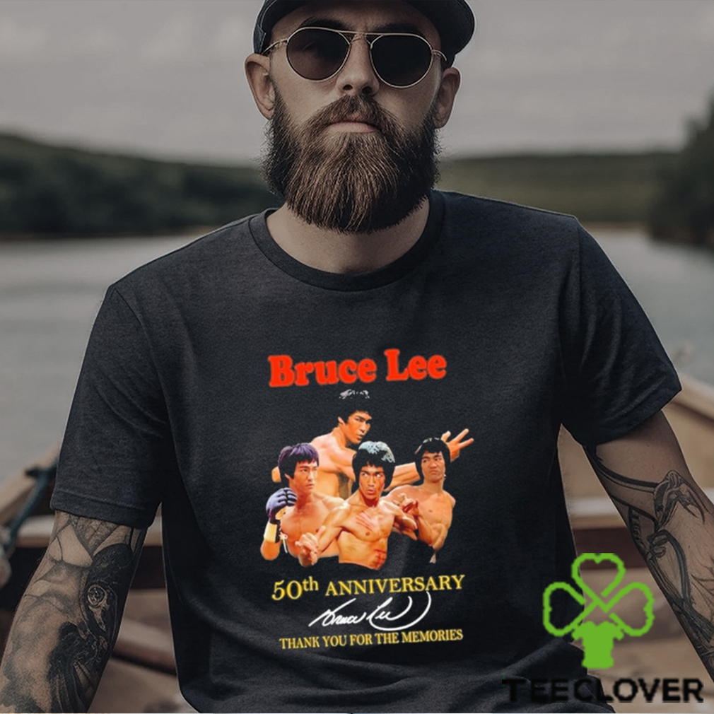 Bruce lee 50th anniversary thank you for the memories shirt Bruce lee 50th anniversary thank you for the memories shirt
