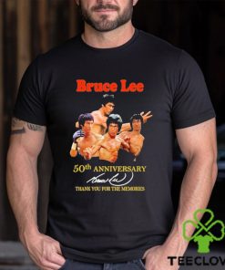 Bruce lee 50th anniversary thank you for the memories shirt