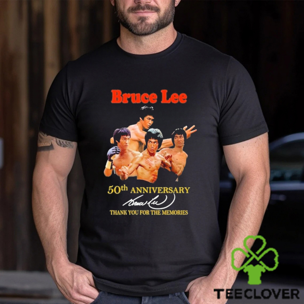 Bruce lee 50th anniversary thank you for the memories shirt Bruce lee 50th anniversary thank you for the memories shirt