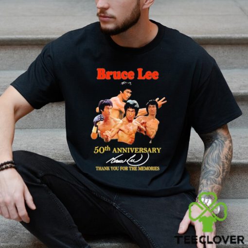 Bruce lee 50th anniversary thank you for the memories shirt