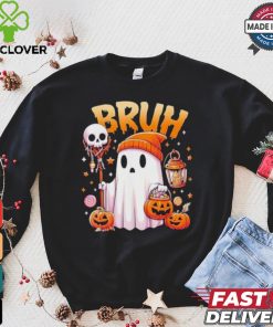 Bruh Ghost Halloween Cute Ghost Trick Or Treat Candy Kids T hoodie, sweater, longsleeve, shirt v-neck, t-shirt