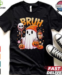 Bruh Ghost Halloween Cute Ghost Trick Or Treat Candy Kids T hoodie, sweater, longsleeve, shirt v-neck, t-shirt