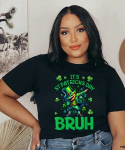 Bruh St Patricks Day Boys Kids Saint Patricks Day Leprechaun T Shirt