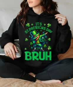 Bruh St Patricks Day Boys Kids Saint Patricks Day Leprechaun T Shirt