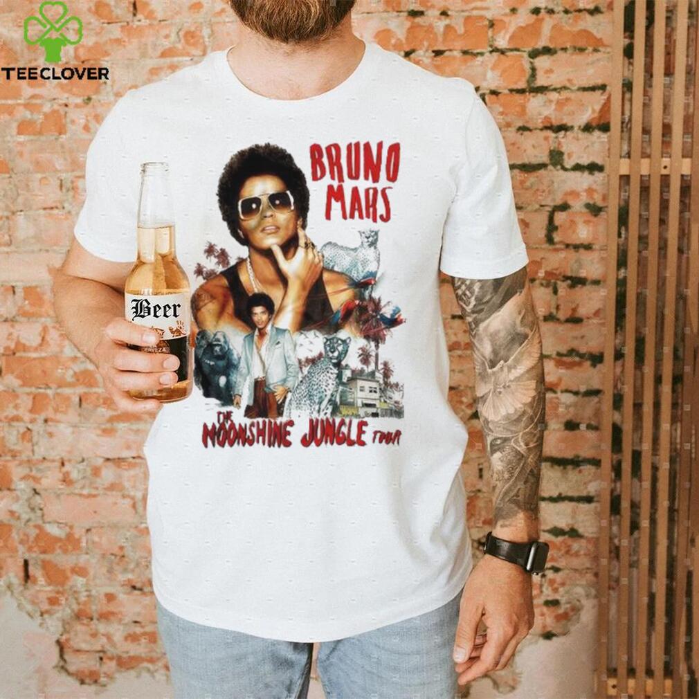 Bruno Mars the moonshine jungle tour shirt Bruno Mars the moonshine jungle tour shirt