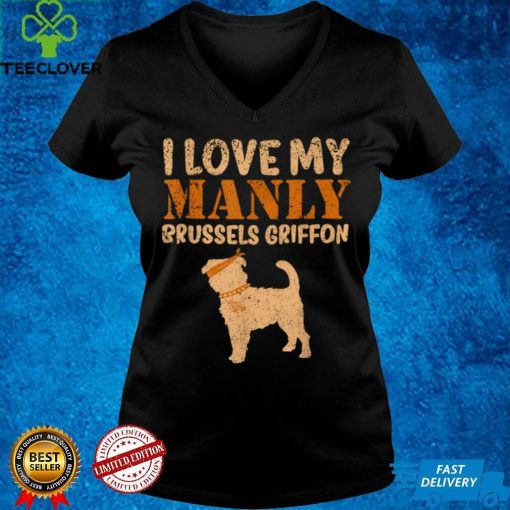 Brussels Griffon Pet Funny Boy Dog Pup Gender Reveal Gag T Shirt