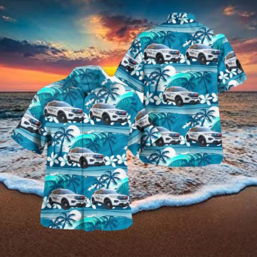 Bryan,Ohio Police Department 2020 21 Ford Police Interceptor Utility Hawaiian Shirt Men And Women Gift Aloha Beach