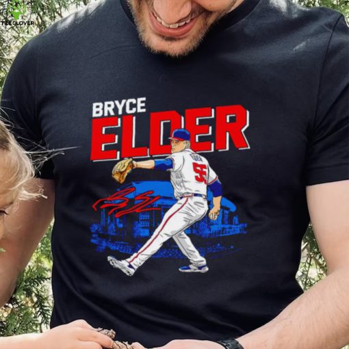 Bryce Elder Atlanta Braves baseball signature shirt