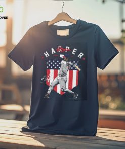 Bryce Harper Philadelphia Country Flag Signature American professional baseball T Shirt