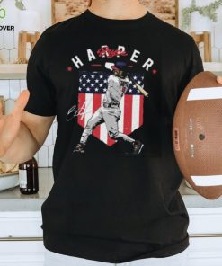 Bryce Harper Philadelphia Country Flag Signature American professional baseball T Shirt