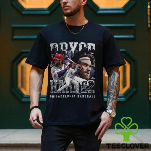 Bryce Harper Philadelphia Phillies 500 Level Mlb Homage Heavyweight T Shirt