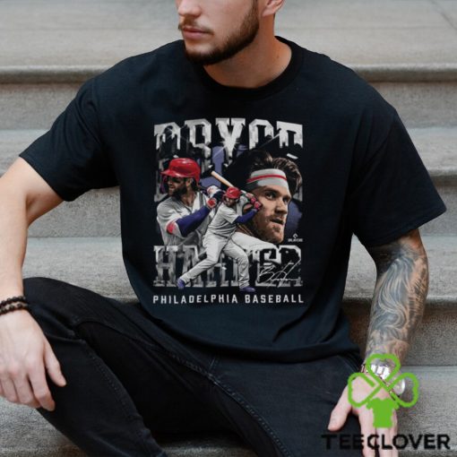 Bryce Harper Philadelphia Phillies 500 Level Mlb Homage Heavyweight T Shirt