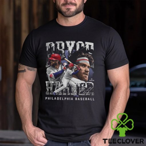 Bryce Harper Philadelphia Phillies 500 Level Mlb Homage Heavyweight T Shirt