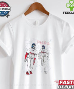 Bryce Harper Philadelphia Phillies MLB RedOctober RingTheBell painting t shirt