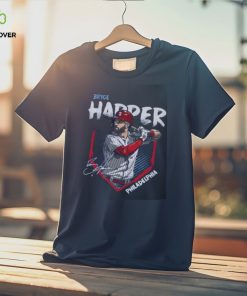 Bryce Harper Signature American professional baseball Philadelphia Base T Shirt