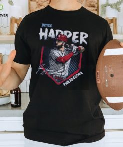 Bryce Harper Signature American professional baseball Philadelphia Base T Shirt 1 Bryce Harper Signature American professional baseball Philadelphia Base T Shirt