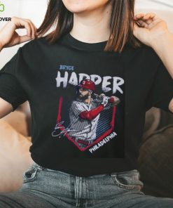 Bryce Harper Signature American professional baseball Philadelphia Base T Shirt 3 Bryce Harper Signature American professional baseball Philadelphia Base T Shirt