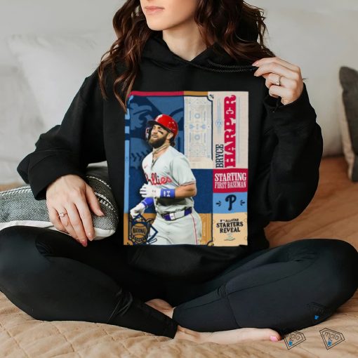 Bryce Harper Starting First Baseman All Star Starts Reveal 2024 Shirt