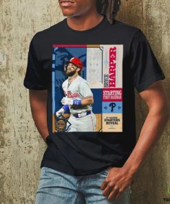 Bryce Harper Starting First Baseman All Star Starts Reveal 2024 Shirt