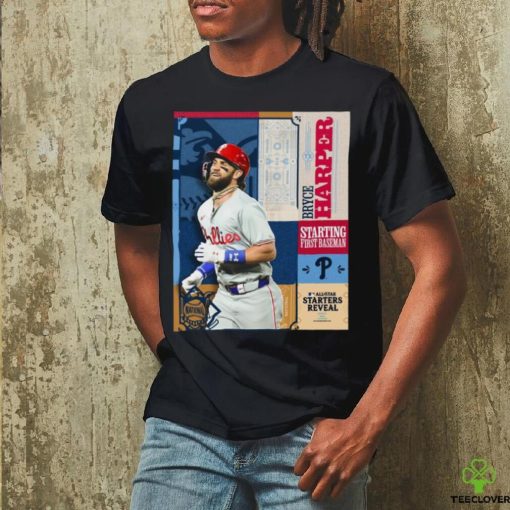 Bryce Harper Starting First Baseman All Star Starts Reveal 2024 Shirt