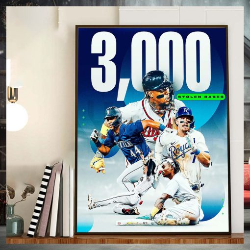 Bryson Stott 3000 Stolen Bases Recorded For 1st Time Since 2012 Home Decor Poster Canvas
