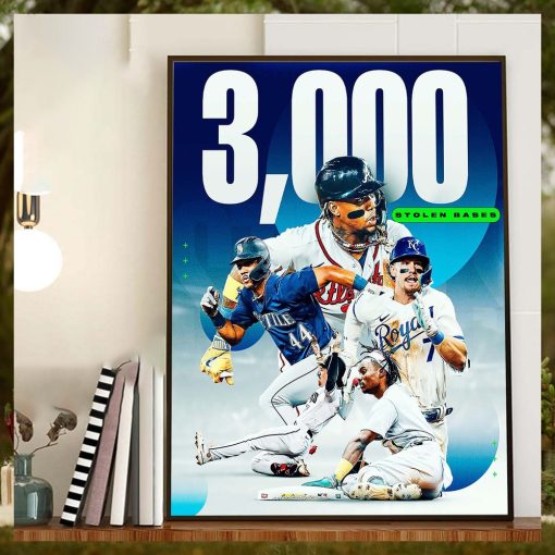 Bryson Stott 3000 Stolen Bases Recorded For 1st Time Since 2012 Home Decor Poster Canvas